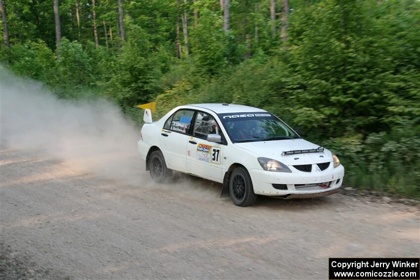 Andrew Bockheim / Salvatore LoPresti Mitsubishi Lancer on SS5, Chainsaw Junction.