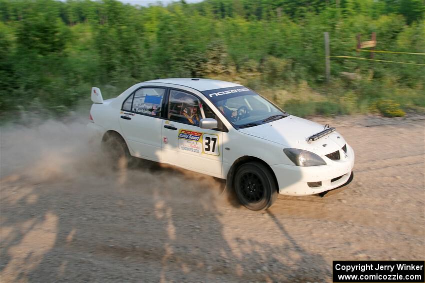 Andrew Bockheim / Salvatore LoPresti Mitsubishi Lancer on SS5, Chainsaw Junction.