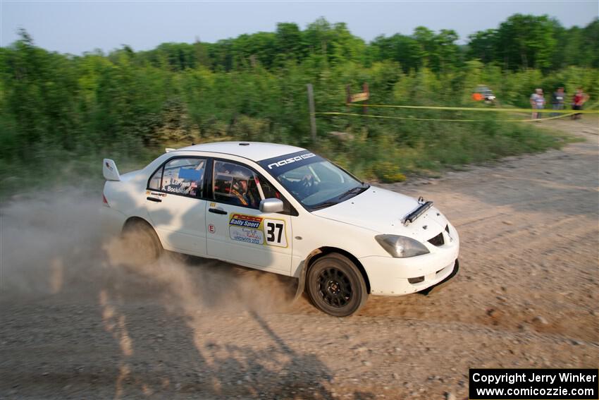 Andrew Bockheim / Salvatore LoPresti Mitsubishi Lancer on SS5, Chainsaw Junction.