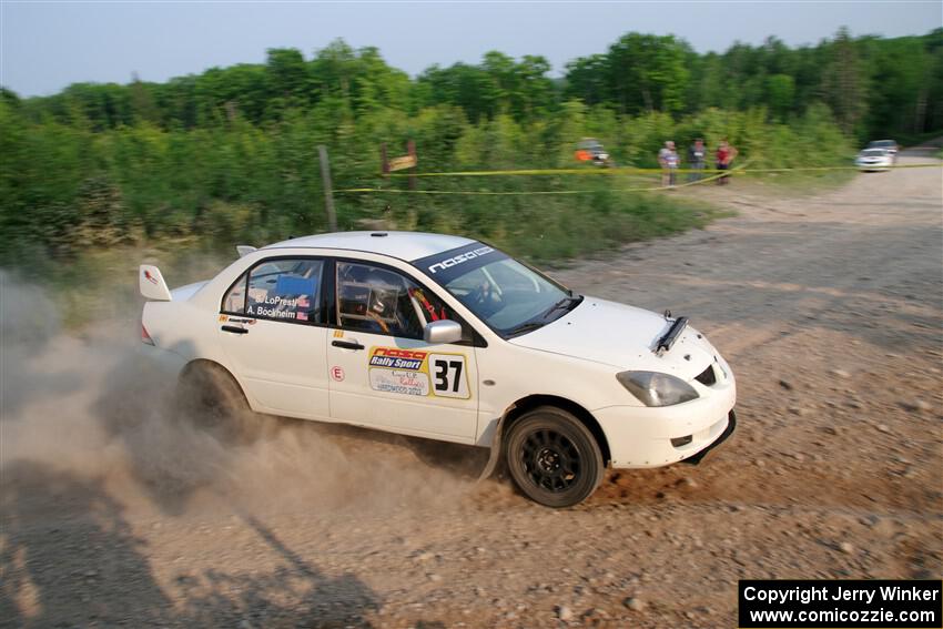 Andrew Bockheim / Salvatore LoPresti Mitsubishi Lancer on SS5, Chainsaw Junction.