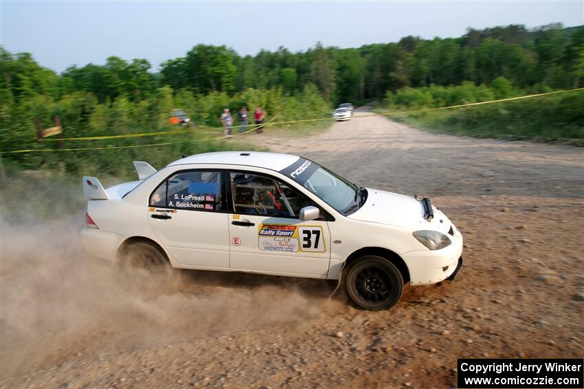 Andrew Bockheim / Salvatore LoPresti Mitsubishi Lancer on SS5, Chainsaw Junction.