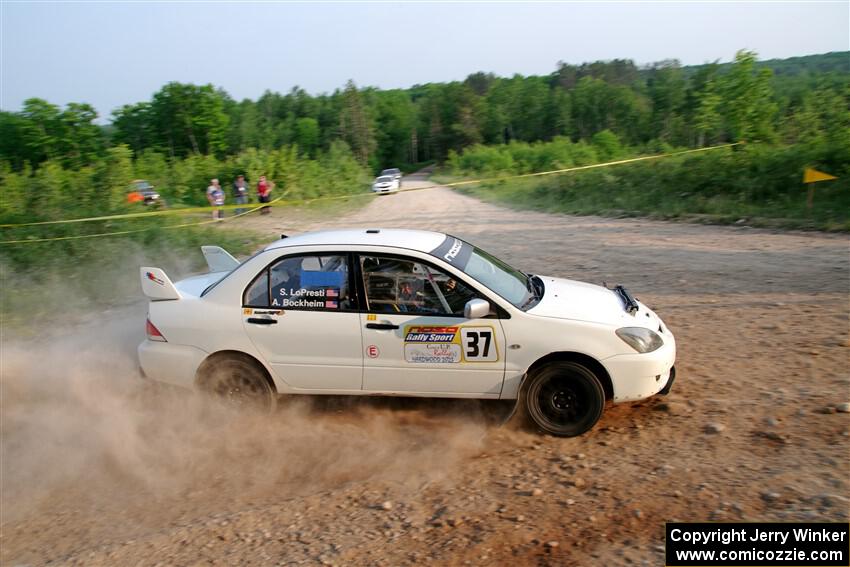 Andrew Bockheim / Salvatore LoPresti Mitsubishi Lancer on SS5, Chainsaw Junction.