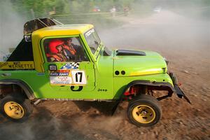 Mike Purzycki / Matt Wernette Jeep Scrambler on SS5, Chainsaw Junction.