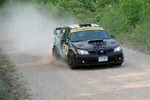 Matt James / Jackie James Subaru Impreza on SS5, Chainsaw Junction.