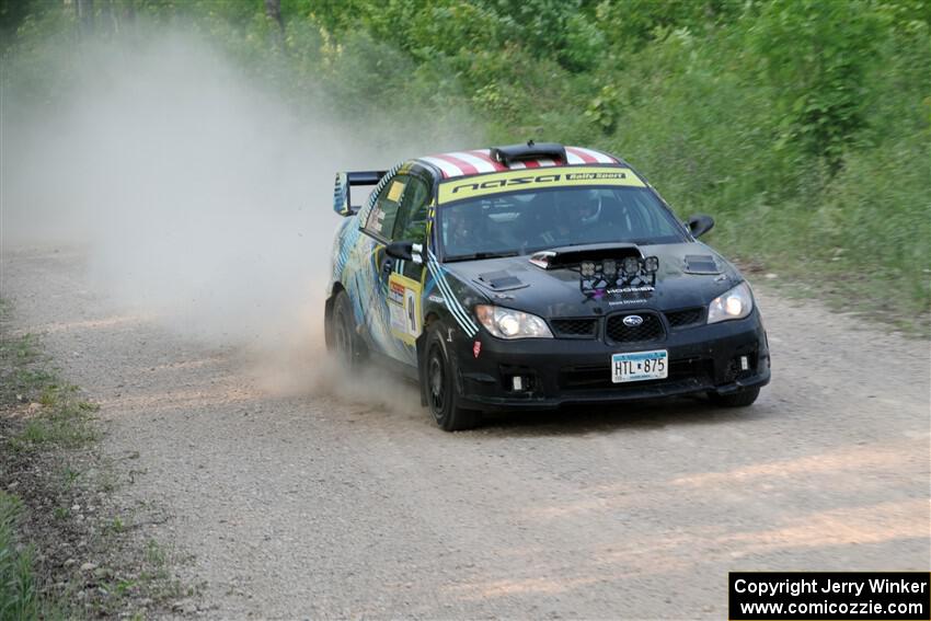 Matt James / Jackie James Subaru Impreza on SS5, Chainsaw Junction.