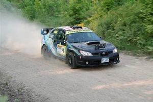 Matt James / Jackie James Subaru Impreza on SS5, Chainsaw Junction.