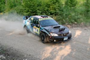 Matt James / Jackie James Subaru Impreza on SS5, Chainsaw Junction.