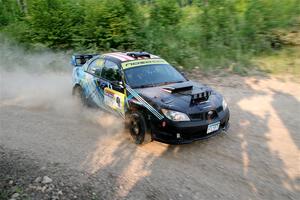 Matt James / Jackie James Subaru Impreza on SS5, Chainsaw Junction.