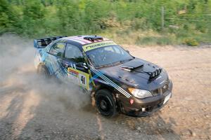 Matt James / Jackie James Subaru Impreza on SS5, Chainsaw Junction.