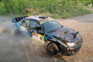 Matt James / Jackie James Subaru Impreza on SS5, Chainsaw Junction.