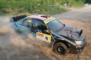 Matt James / Jackie James Subaru Impreza on SS5, Chainsaw Junction.