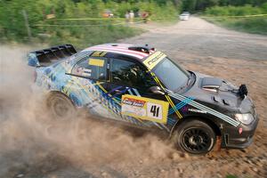 Matt James / Jackie James Subaru Impreza on SS5, Chainsaw Junction.