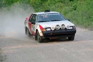 Eric Anderson / Taylor Haelterman Toyota Celica GTS on SS5, Chainsaw Junction.