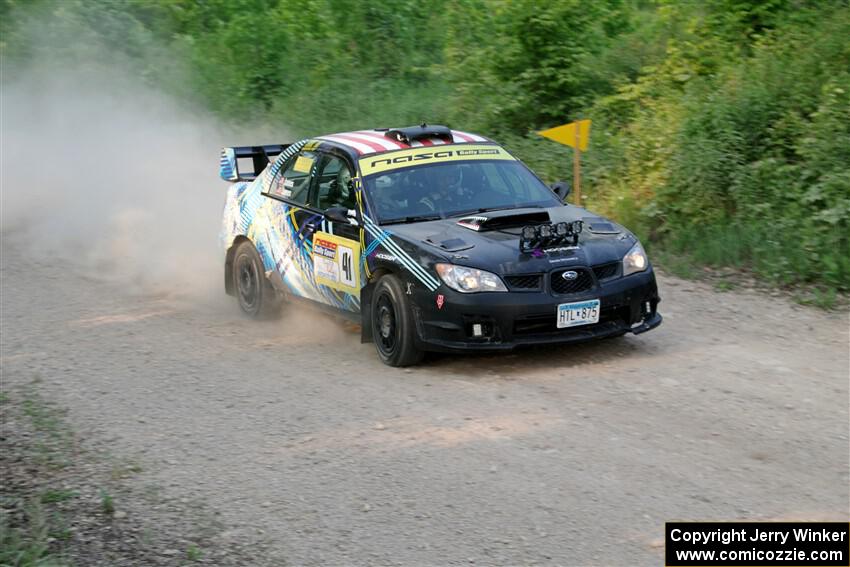 Matt James / Jackie James Subaru Impreza on SS5, Chainsaw Junction.