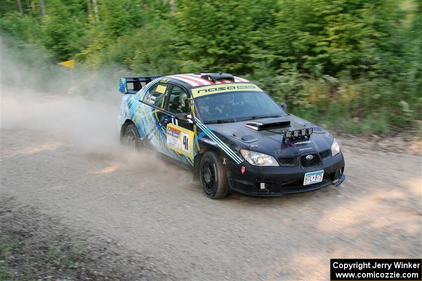 Matt James / Jackie James Subaru Impreza on SS5, Chainsaw Junction.