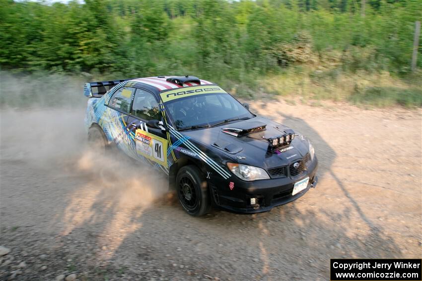 Matt James / Jackie James Subaru Impreza on SS5, Chainsaw Junction.