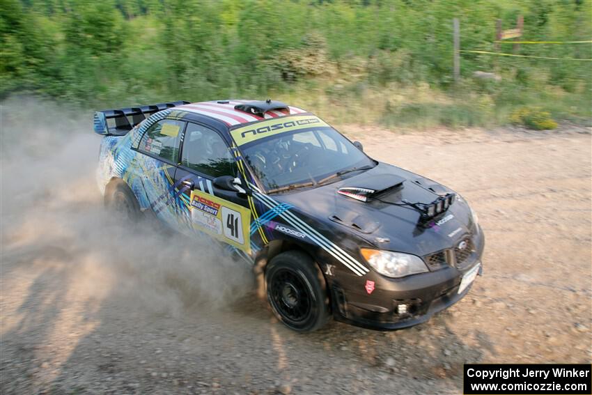 Matt James / Jackie James Subaru Impreza on SS5, Chainsaw Junction.