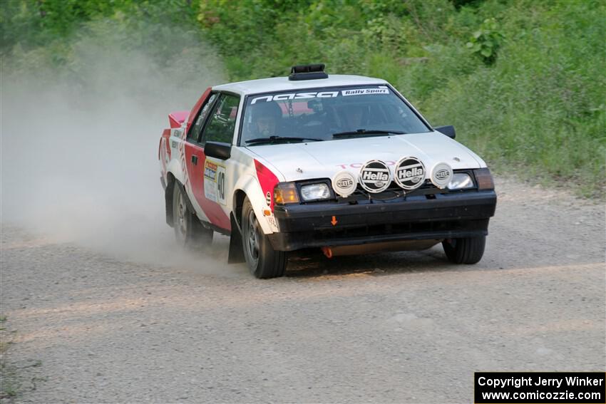 Eric Anderson / Taylor Haelterman Toyota Celica GTS on SS5, Chainsaw Junction.