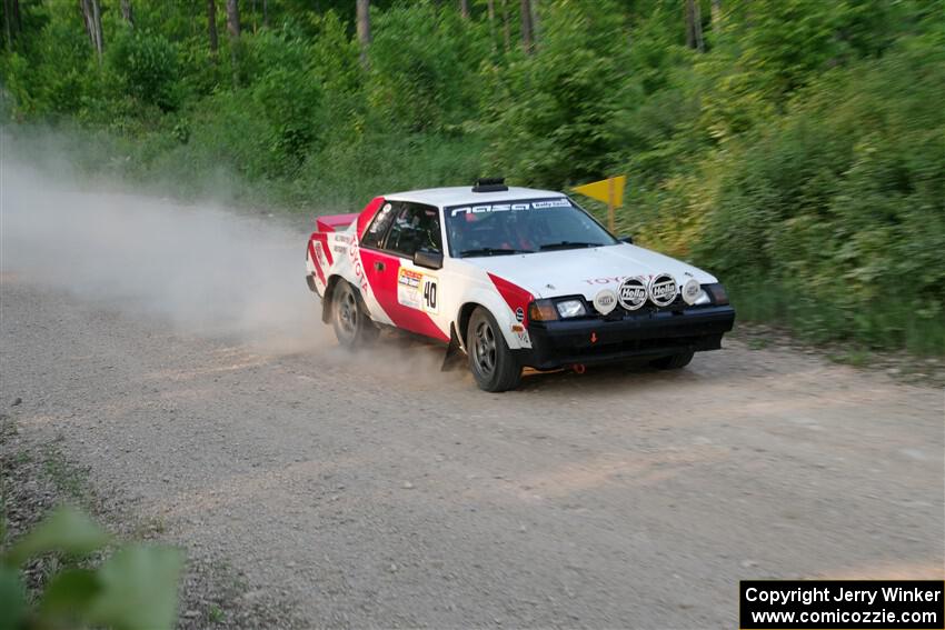 Eric Anderson / Taylor Haelterman Toyota Celica GTS on SS5, Chainsaw Junction.