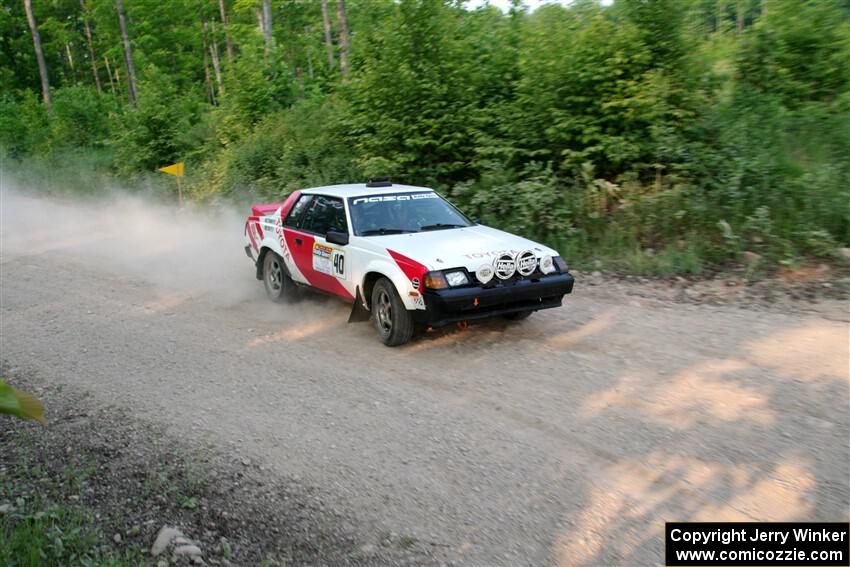 Eric Anderson / Taylor Haelterman Toyota Celica GTS on SS5, Chainsaw Junction.