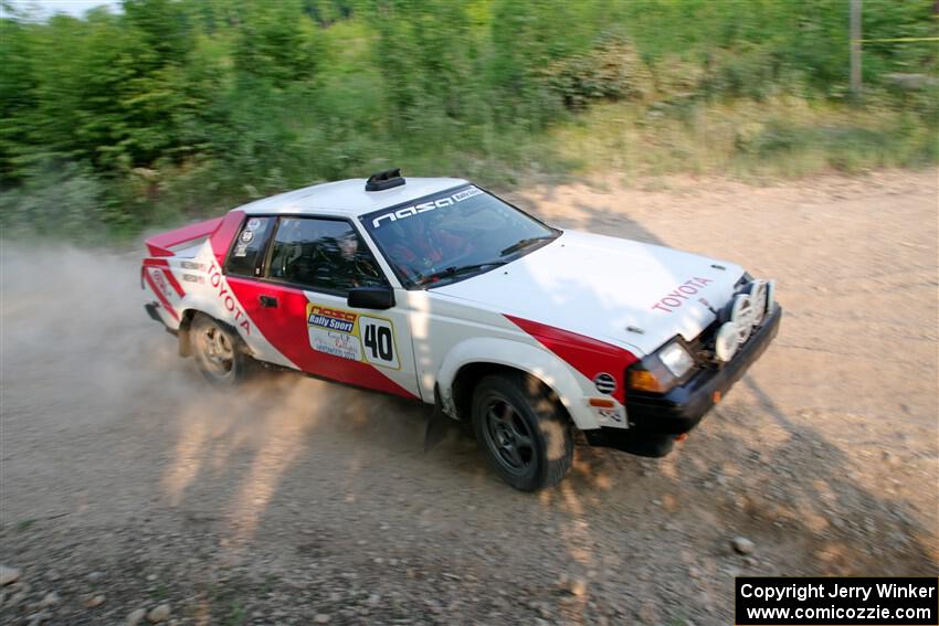 Eric Anderson / Taylor Haelterman Toyota Celica GTS on SS5, Chainsaw Junction.