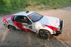 Eric Anderson / Taylor Haelterman Toyota Celica GTS on SS5, Chainsaw Junction.