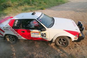 Eric Anderson / Taylor Haelterman Toyota Celica GTS on SS5, Chainsaw Junction.