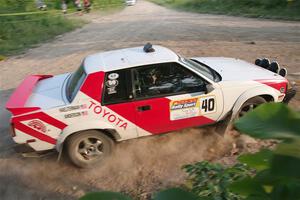 Eric Anderson / Taylor Haelterman Toyota Celica GTS on SS5, Chainsaw Junction.