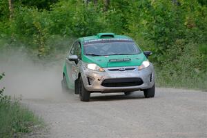 Eric Dieterich / Cherese Wyatt Ford Fiesta on SS5, Chainsaw Junction.