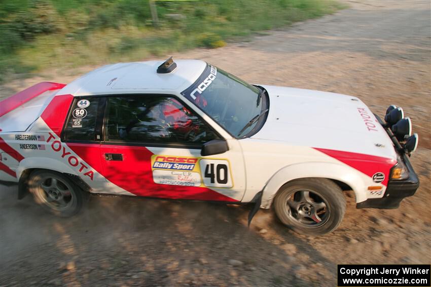 Eric Anderson / Taylor Haelterman Toyota Celica GTS on SS5, Chainsaw Junction.