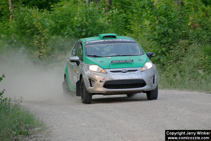 Eric Dieterich / Cherese Wyatt Ford Fiesta on SS5, Chainsaw Junction.