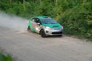 Eric Dieterich / Cherese Wyatt Ford Fiesta on SS5, Chainsaw Junction.