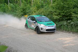 Eric Dieterich / Cherese Wyatt Ford Fiesta on SS5, Chainsaw Junction.