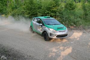 Eric Dieterich / Cherese Wyatt Ford Fiesta on SS5, Chainsaw Junction.