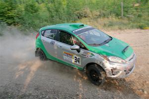 Eric Dieterich / Cherese Wyatt Ford Fiesta on SS5, Chainsaw Junction.