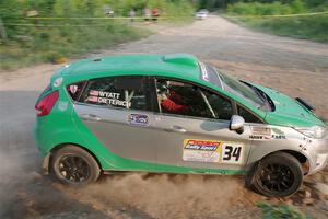 Eric Dieterich / Cherese Wyatt Ford Fiesta on SS5, Chainsaw Junction.