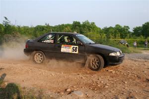 Jacob Kennedy / James Smith Ford Escort GT on SS5, Chainsaw Junction.