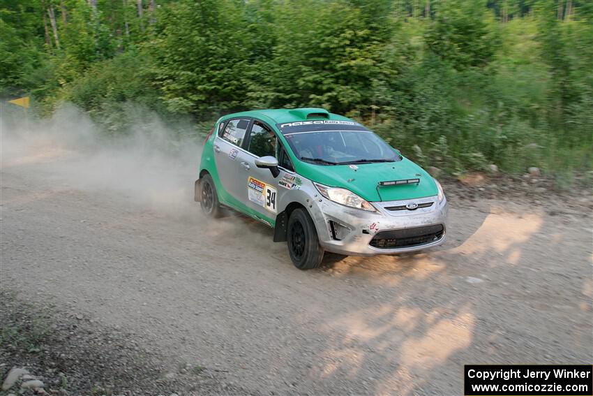 Eric Dieterich / Cherese Wyatt Ford Fiesta on SS5, Chainsaw Junction.