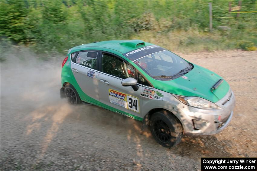 Eric Dieterich / Cherese Wyatt Ford Fiesta on SS5, Chainsaw Junction.