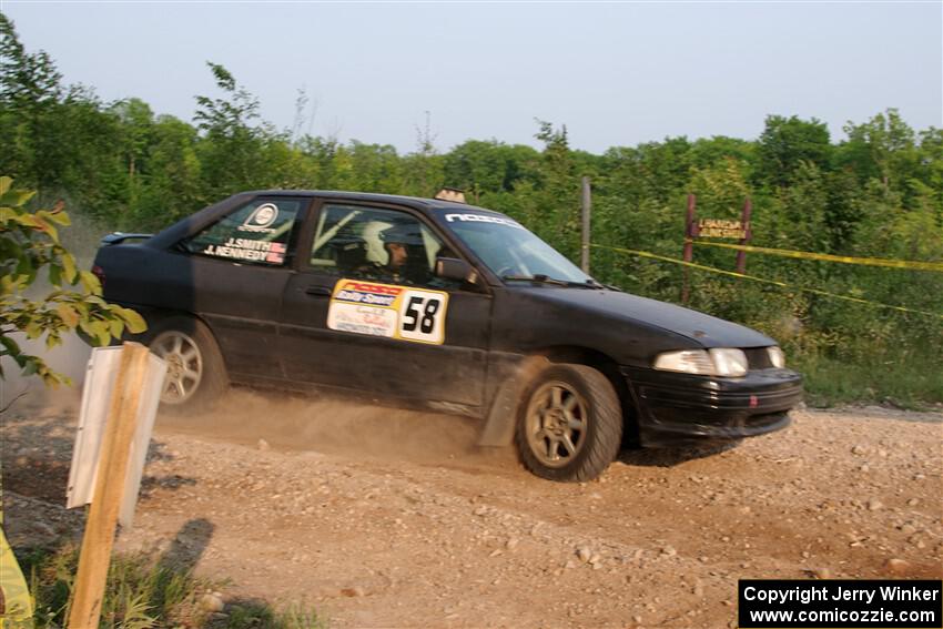 Jacob Kennedy / James Smith Ford Escort GT on SS5, Chainsaw Junction.