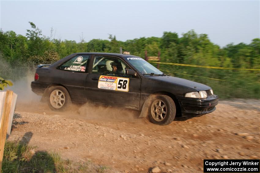 Jacob Kennedy / James Smith Ford Escort GT on SS5, Chainsaw Junction.