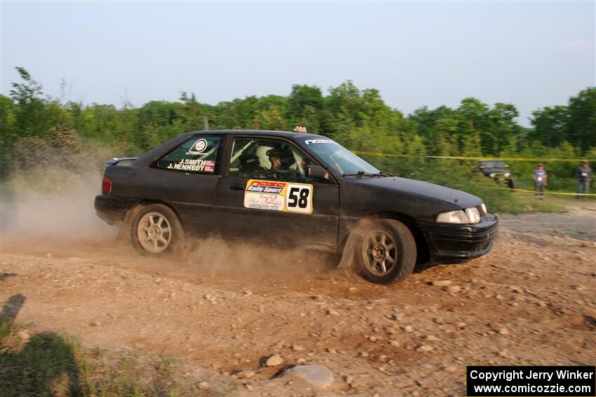 Jacob Kennedy / James Smith Ford Escort GT on SS5, Chainsaw Junction.