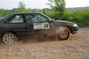 Jacob Kennedy / James Smith Ford Escort GT on SS5, Chainsaw Junction.