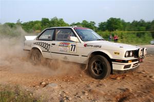 Heath Shively / Elena Huizar BMW 325i on SS5, Chainsaw Junction.