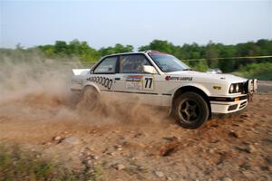 Heath Shively / Elena Huizar BMW 325i on SS5, Chainsaw Junction.