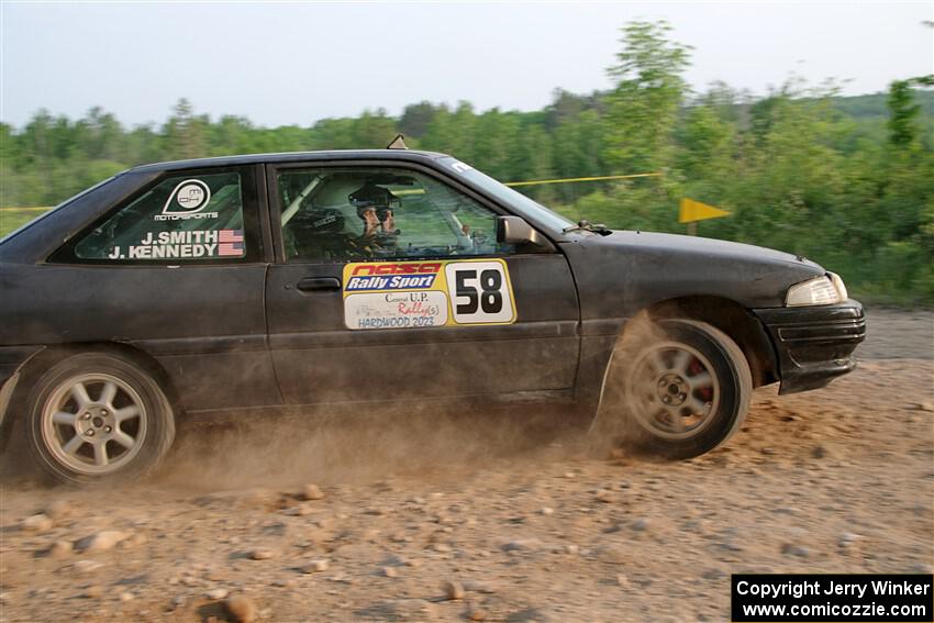 Jacob Kennedy / James Smith Ford Escort GT on SS5, Chainsaw Junction.