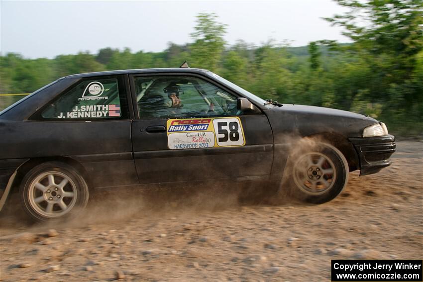 Jacob Kennedy / James Smith Ford Escort GT on SS5, Chainsaw Junction.