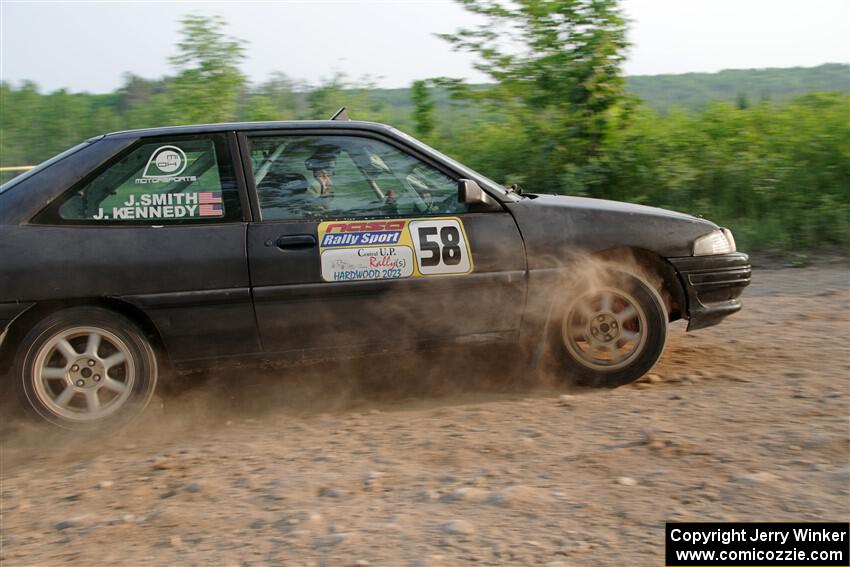 Jacob Kennedy / James Smith Ford Escort GT on SS5, Chainsaw Junction.