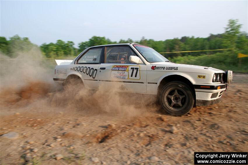 Heath Shively / Elena Huizar BMW 325i on SS5, Chainsaw Junction.