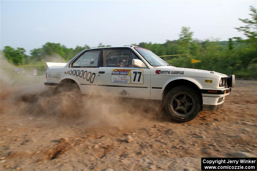 Heath Shively / Elena Huizar BMW 325i on SS5, Chainsaw Junction.